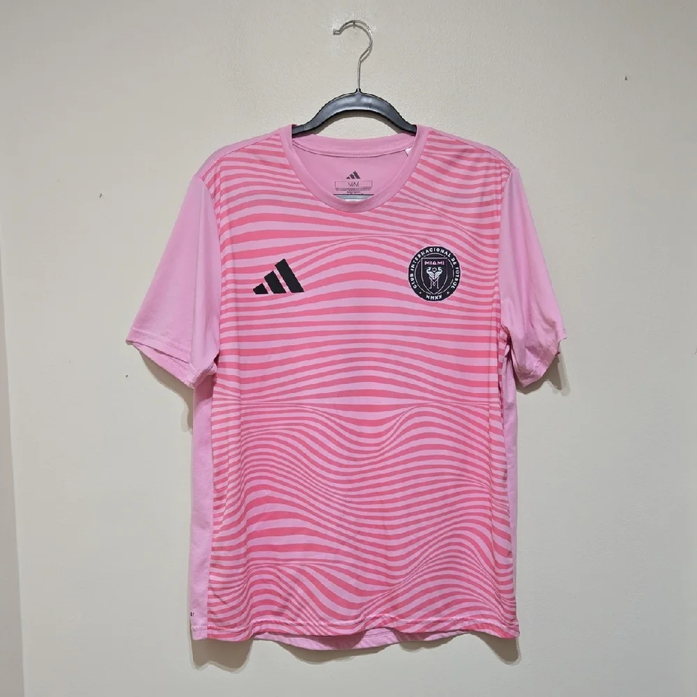 Adidas MIAMI #10 MESSI Club Internacional Men's Short Sleeve Shirt